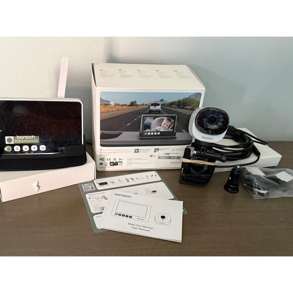 Bonoch Baby Car Monitor 2K Quad HD Resolution Camera New With Open Box - Picture 5 of 8